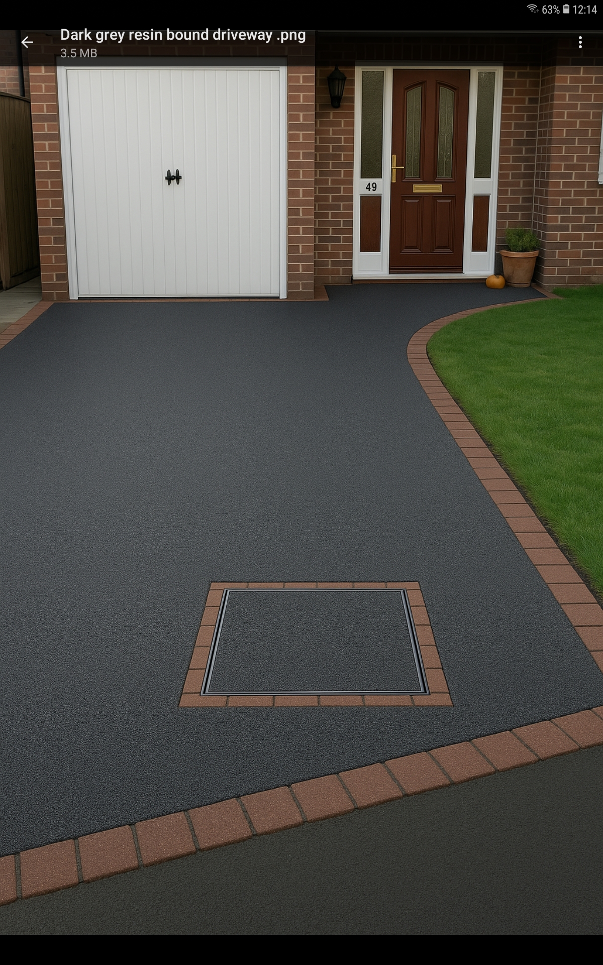  a new resin bound driveway 